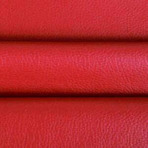 Osunnus Faux Leather Upholstery Fabric by The Yard Vinyl Fabric 55" Wide Outdoor PU Leather Sheets for Home Decor DIY Crafts Chair Furniture Car Marine Upholstery, 5 Yards Red