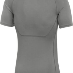 Nike Mens Pro Fitted Short Sleeve Training Tee (Large, Grey)