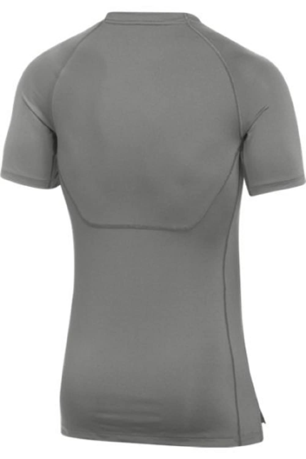 Nike Mens Pro Fitted Short Sleeve Training Tee (Large, Grey)