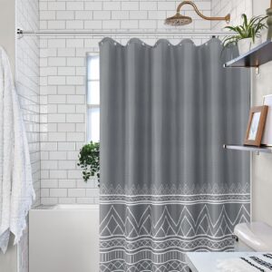 Haryaers Shower Curtain Rod, Silver 40-76 inch Heavy Duty Adjustable Tension Spring Curtain Rod, Polished Stainless Steel, No Drilling, No Rust, Never Collapse, for Bathroom