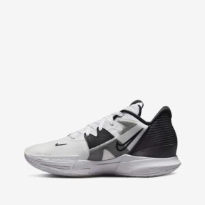 Nike Kyrie 5 Low Men's Basketball Shoes (White/White/Black, us_Footwear_Size_System, Adult, Men, Numeric, Medium, Numeric_9_Point_5)