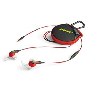 Bose SoundSport In-Ear Headphones w/Mic (Apple) (Red) (Renewed)