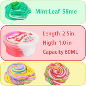 New Butter Slime 8 Pack, Scented Slime for Girls and Boys Party Favor, Birthday Gifts, Classroom, Carnival Prizes, Goodie Bag Stuffers,Soft and Non-Sticky