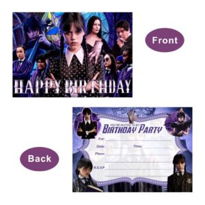 16Pcs Birthday Invitation Cards Gift Cards with Envelopes for Party Decorations Supplies Favors