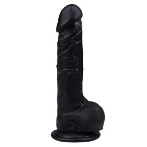 dildo, black dildos, sex toy, 8.5 inch ultra soft lifelike silicone anal dildo with strong suction cup, g spot stimulator adult sexy toys for women men couple sexual pleasure tools for women, black