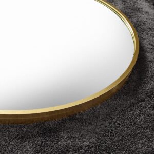 Otlsh 71"×30" Full Length Mirror, Arched Floor Mirror with Stand, Standing Mirror, Full Body Mirror, Large Mirror, Wall Mirror, Freestanding, Oversized, Aluminum Frame - Gold