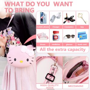 Kawaii Kitty Bag Cute Kitty Wallet Cartoon Animal Shoulder Bag Kitty Cat Purse for Girls Birthday Gifts