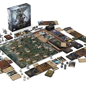 The Witcher Old World Board Game | Fantasy Game | Competitive Adventure Game | Strategy Game for Adults | Ages 14+ | 1-5 Players | Avg. Playtime 90-150 Minutes | Made by Go On Board