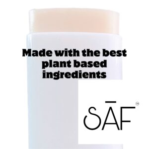 SĀF Deodorant All Natural Vegan, Plant Based Odor Buster,WHOLE BODY DEODORANT, SKIN BALM,ALUMINUM FREE, BAKING SODA FREE, GLUTEN FREE (COTTON CANDY)