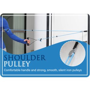 Shoulder Pulley, Pulleys for Shoulder Rehab Over Door, Exercise Pulley for Physical Therapy, Over The Door Physical Therapy System