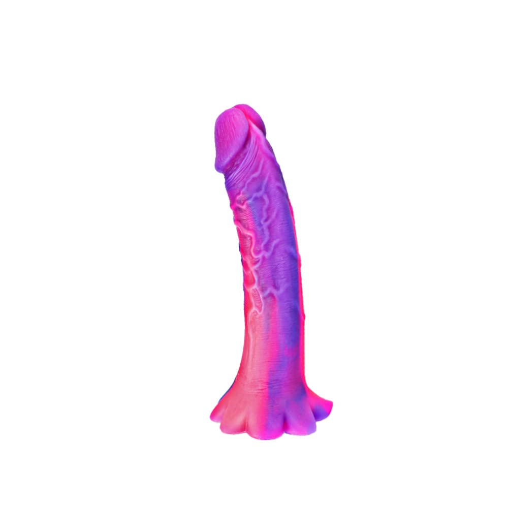 5.1 Inch Silicone Realistic Small Dildo,Beginner Cute Anal Plug,Thin Dildo with Suction Cup, Slim Toy Women Men Couples Lifelike Skinny Fake Penis