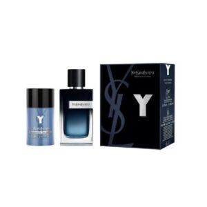 YVES SAINT LAURENT YSL Y 3.4 EDP Spray +2.5 Deodorant Stick for Men 2 Piece Set (Spray + Deodorant)