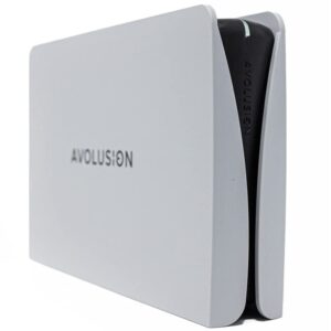 Avolusion PRO-5Y (White) 4TB USB 3.0 External Gaming Hard Drive for PS5 / PS4 Game Console - 2 Year Warranty