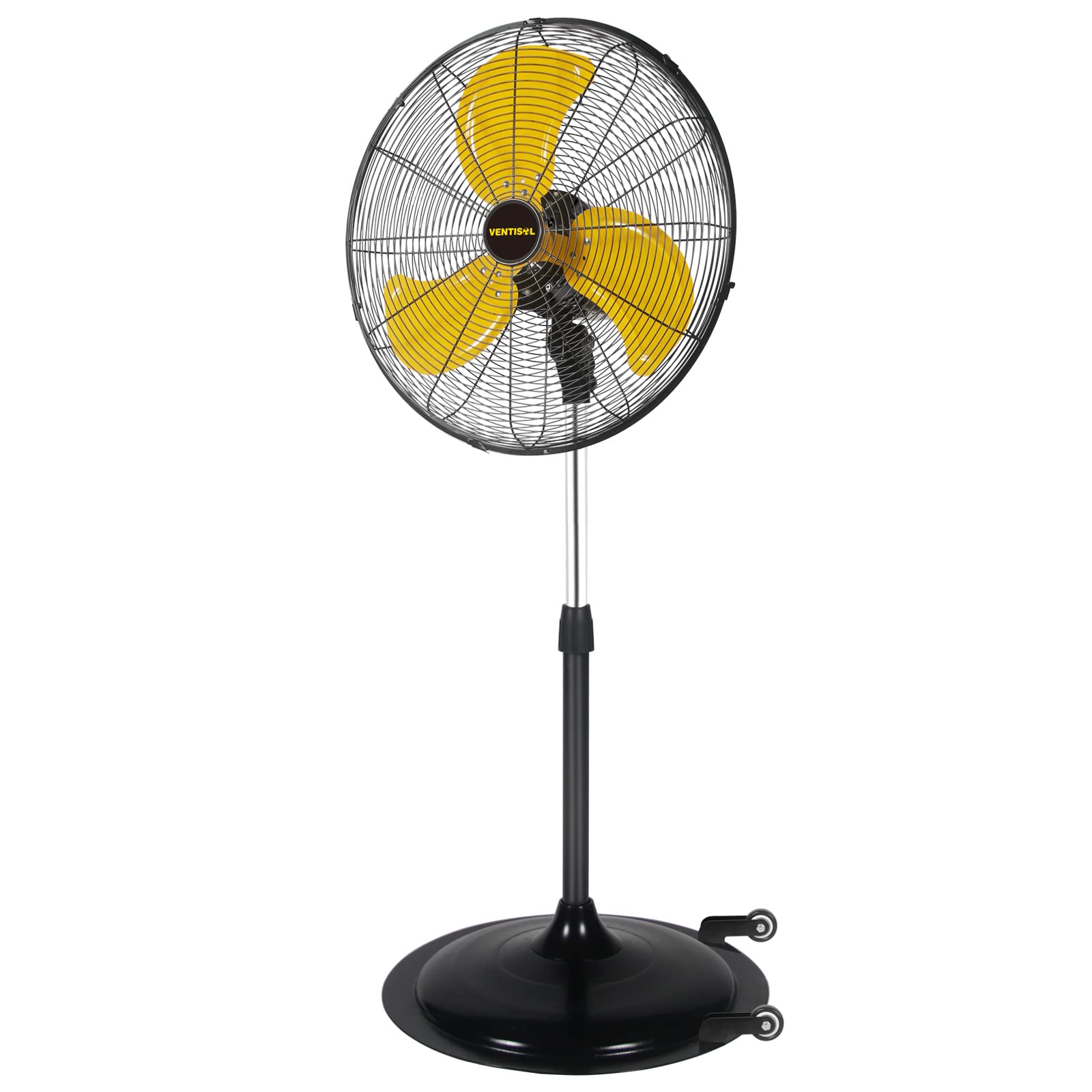 VENTISOL 20 Inch High Velocity Pedestal Fan 4,850CFM Oscillating Stand Up Fan, 3-Speed Heavy-duty Pedestal Fan for Commercial, Residential,Industrial,Shop,Warehouse,Worksites,Gym,Garage