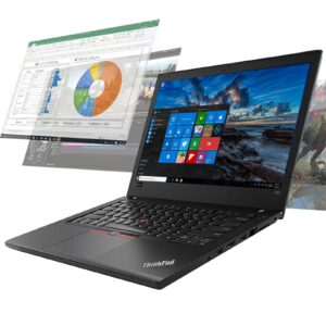 Lenovo ThinkPad T480 14" HD Business Laptop, Intel Core i5-8350U up to 3.20GHz, 16GB DDR4 RAM, 1TB SSD, HDMI, Type-C, USB 3.0, SD Card Reader, Windows 10 Pro 64-bit (Renewed)