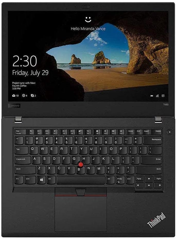 Lenovo ThinkPad T480 14" HD Business Laptop, Intel Core i5-8350U up to 3.20GHz, 16GB DDR4 RAM, 1TB SSD, HDMI, Type-C, USB 3.0, SD Card Reader, Windows 10 Pro 64-bit (Renewed)