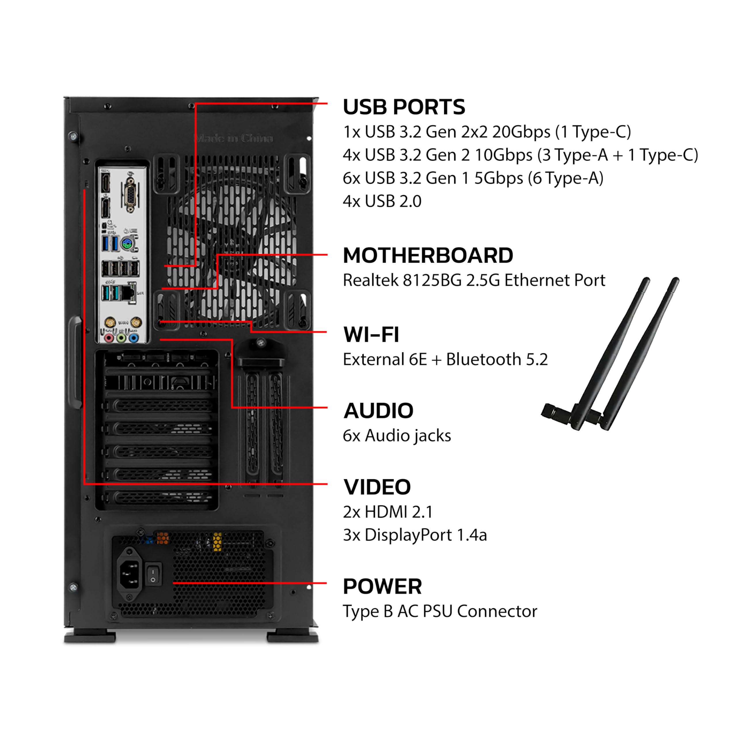 YEYIAN Gaming PC Yari II - AMD Ryzen 7 7700X 4.5GHz, GeForce RTX 4070 Ti 12GB (> 3090) Desktop Computer, 16GB DDR5 4800MHz RAM, 1TB NVMe SSD, Win 11 Home, Liquid Cooled, 850W PSU, VR Ready, WiFi