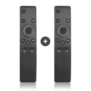 【pack of 2】 new universal remote control for all samsung tvs, compatible with samsung frame crystal uhd neo qled oled 4k 8k smart tvs,one for all samsung tv