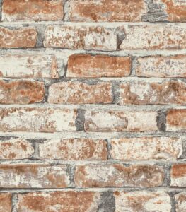 brick wallpaper peel and stick wallpaper brick contact paper for walls red 3d brick wallpaper kitchen wallpaper faux brick self-adhesive removable wallpaper for bedroom accent wall décor 17.3“×78.7”