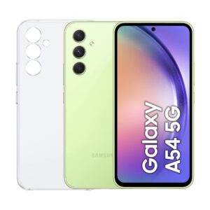 samsung galaxy a54 5g sm-a546b/ds dual hybrid sim exyonos 1380 android smartphone, 6.4 inch dynamic amoled display, 5000 mah battery, 256gb/8 gb eu/uk model international version (lime)