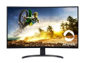 aopen by acer 32hc5qr sbiipx 31.5” full hd (1920 x 1080) 1500r curved gaming monitor | amd freesync premium technology | 165hz refresh rate | 1ms tvr | vesa mountable | display port & hdmi