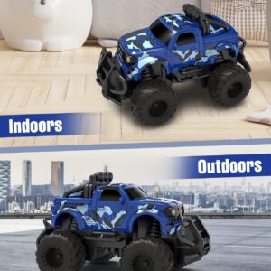 EHO Remote Control Car for Boys 3-5|4-7, Boys Toys Age 4-5 Racing Car with 2.4Ghz Monster Truck for Boys, 1/43 Mini Car Toy for 3 4 5 6 Years Old Boys Girls,Birthday Gifts Kids Toys