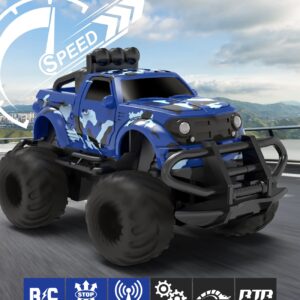 EHO Remote Control Car for Boys 3-5|4-7, Boys Toys Age 4-5 Racing Car with 2.4Ghz Monster Truck for Boys, 1/43 Mini Car Toy for 3 4 5 6 Years Old Boys Girls,Birthday Gifts Kids Toys