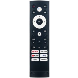 erf3m90h replace voice remote applicable for hisense android tv 55u75h 75u75h 55u8h 65u7h 65u8h 55u7h 65u75h 75u7h 85u7h 75u8h 43a6h 50a6h 55a6h 65a6h 75a6h 43a68h 43a65k 50a65k 55a65k 65a65k 75a65k