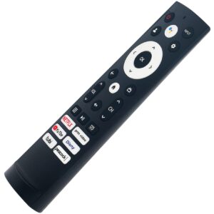 ERF3M90H Replace Voice Remote Applicable for Hisense Android TV 55U75H 75U75H 55U8H 65U7H 65U8H 55U7H 65U75H 75U7H 85U7H 75U8H 43A6H 50A6H 55A6H 65A6H 75A6H 43A68H 43A65K 50A65K 55A65K 65A65K 75A65K