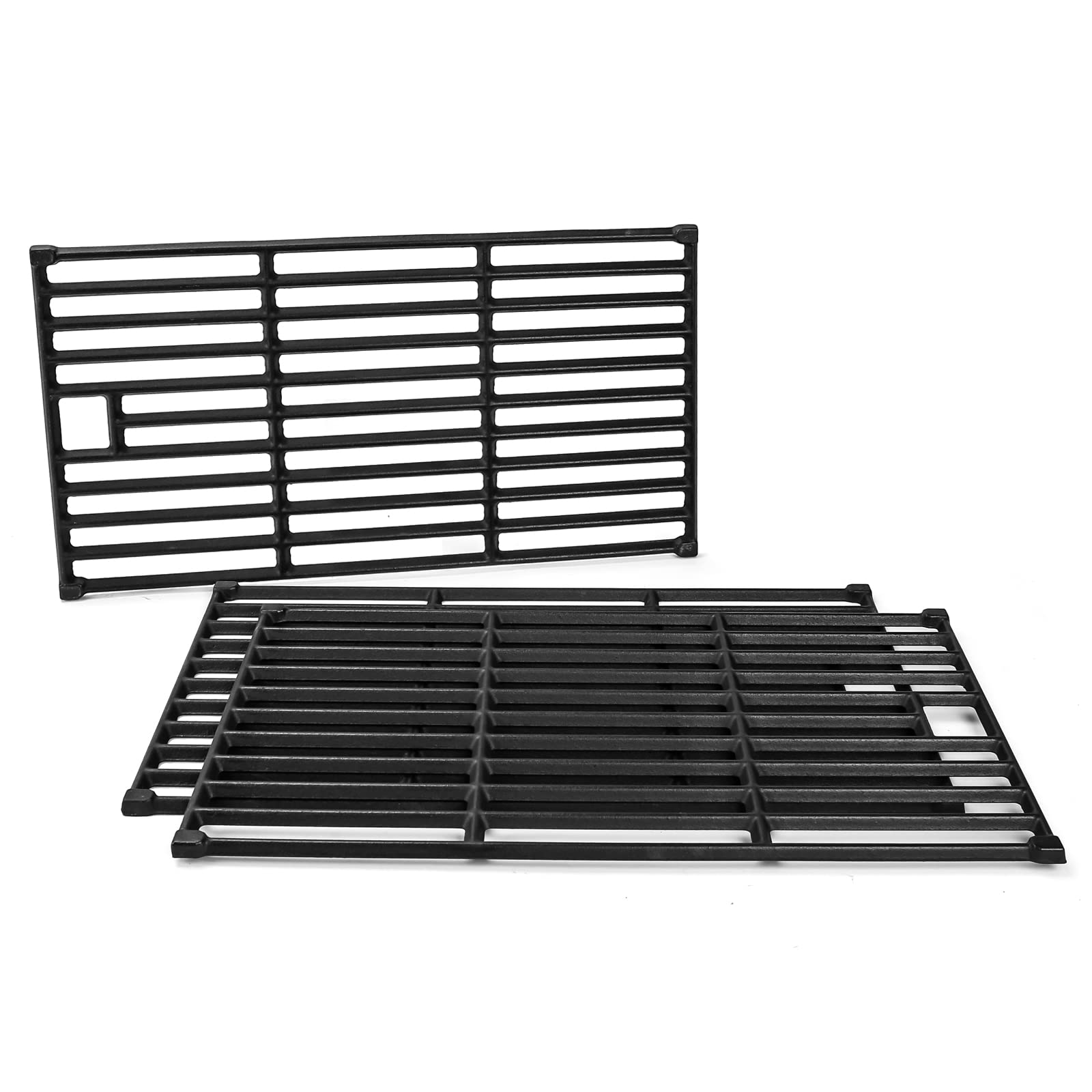 Uniflasy Cast Iron Cooking Grates for Monument 24367,35633,17842, 24633, 13892,41847NG,14733,27592,38667,Denali 405,Denali 425 4-Burner Gas Grill,Cooking Grid Replacement Part Kit 97888,3 Pack