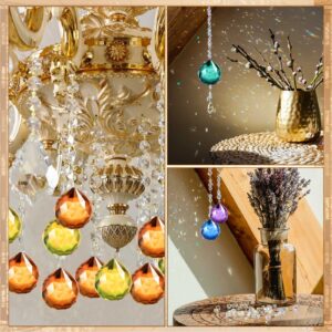 Didaey 30 Pack Crystal Ball 20 mm Prism Suncatcher Sun Catchers Hanging Crystals Prisms for Windows Gift Feng Shui (Multicolor)