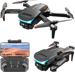 mini drone for adults beginners with 1080p hd fpv camera, rc quadcopter camera drone with altitude hold, one key landing, obstacle avoidance, speed adjustment, headless mode, 3d flips, 2 batteries