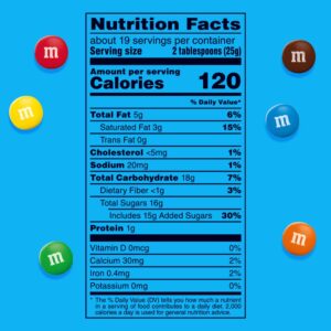 M&M'S Minis Milk Chocolate Candy, Family Size, 16.9 oz Resealable Bulk Candy Bag