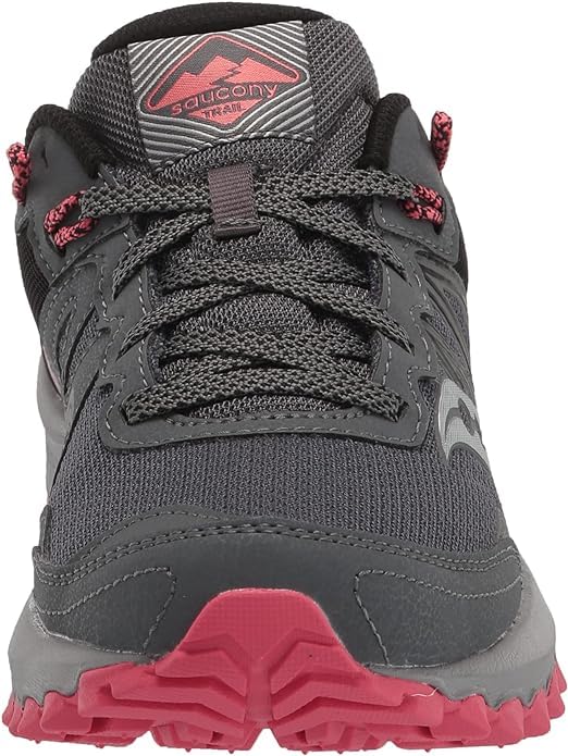 Saucony Women's Excursion TR14 Running Shoe, Charcoal/Coral, 8.5 W US