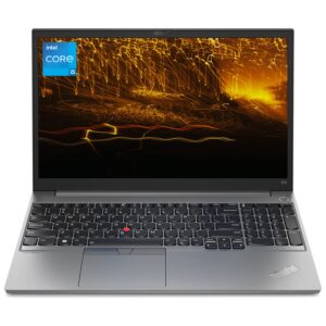 Lenovo ThinkPad E15 Business Laptop, 15.6" FHD IPS Display, 12th Gen Intel Core i5-1235U Processor (Beats i7-1195G7), Thunderbold 4, Wi-Fi 6, RJ-45 Ethernet, Windows 11 Pro (16GB RAM | 512GB PCIe SSD)