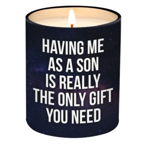 viwix gifts for mom, gifts for dad from son - mom gifts, dad gifts - fathers day, mothers day gifts from son - birthday gifts for mom, dad - mom birthday gifts, dad birthday gifts lemongrass candle