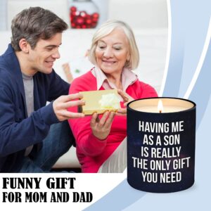 VIWIX Gifts for Mom, Gifts for Dad from Son - Mom Gifts, Dad Gifts - Fathers Day, Mothers Day Gifts from Son - Birthday Gifts for Mom, Dad - Mom Birthday Gifts, Dad Birthday Gifts Lemongrass Candle