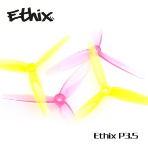 16pcs More Responsive Pitch Better Balance HQProp Ethix P3.5 Rad Berry Freestyle FPV Props Poly Carbonate 5.1 Inch RC Racing Drone Quad Tri-Blade Smooth Durable Propellers 5mm Shaft Hole