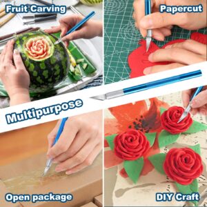 Yipinve Craft Knife Hobby Knife Exacto Knife with 20 PCS Spare Exacto Knife Blades Kit for DIY, Art, Cutting, Carving, Scrapbooking, Stencil