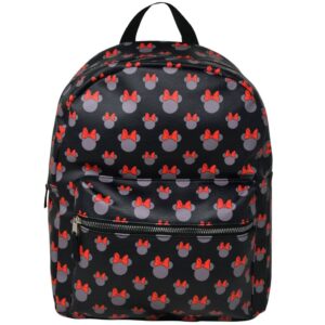 disney minnie mouse 16" pu leather deluxe backpack