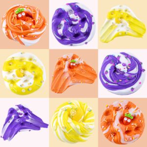 6 Pcs Butter Slime Kit, Two-tone Ice Cream DIY Slime Kit for Girls and Boys, Soft & Non-stick Stress Relief Toy, Kids Education Party Favor, Idea Gift for Birthday Easter Christmas New Year 830