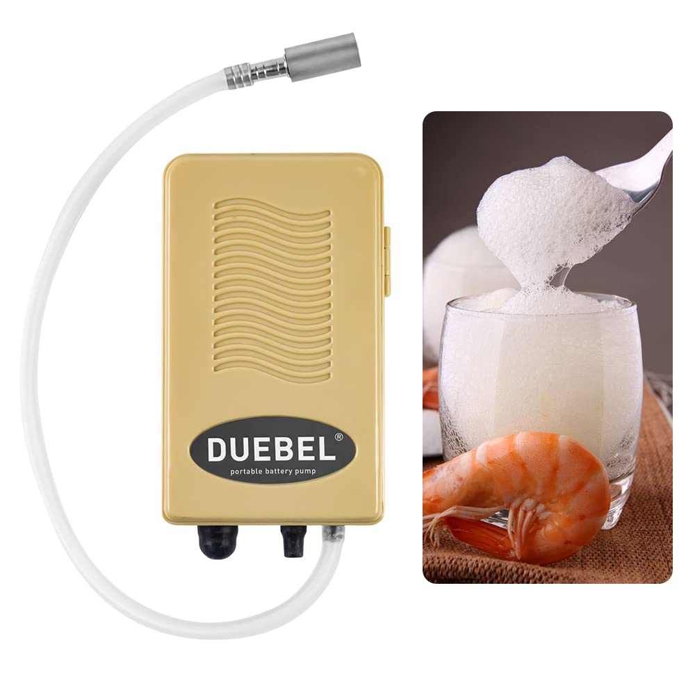 DUEBEL Molecular Gastronomy Foam Generator, Portable Foam Generating Kit (Powered by Dry Battery), Creative Chef Cooking Tool