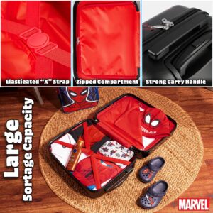 Marvel Carry On Suitcase for Kids Spiderman Cabin Bag with Wheels Luggage Bag for Boys Carry On Travel Bag with Wheels and Handle Small Suitcase with Wheels