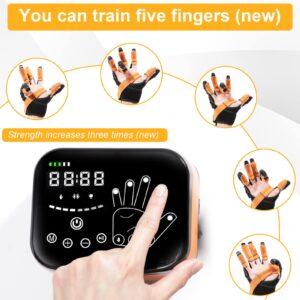 Upgraded Rehab Robot Gloves for Stroke Patients,Arthritis Stroke Hemiplegia Cerebral Palsy Finger and Hand Function Rehabilitation Physical Therapy Equipment,Finger and Hand Function Rehabilitation