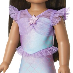 American Girl WellieWishers 14.5-inch Doll 2-in-1 Sparkly Mermaid Outfit with Headband and Ballet Flats, For Ages 4+