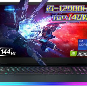 MSI GE76 Raider Gaming Laptop - 12th Gen Intel Core i9-12900H - GeForce RTX 3060 MUX TGP 140W - 17.3" 144HZ 1080p – 99.9WHr w/HDMI (64GB RAM | 2TB PCIe SSD)