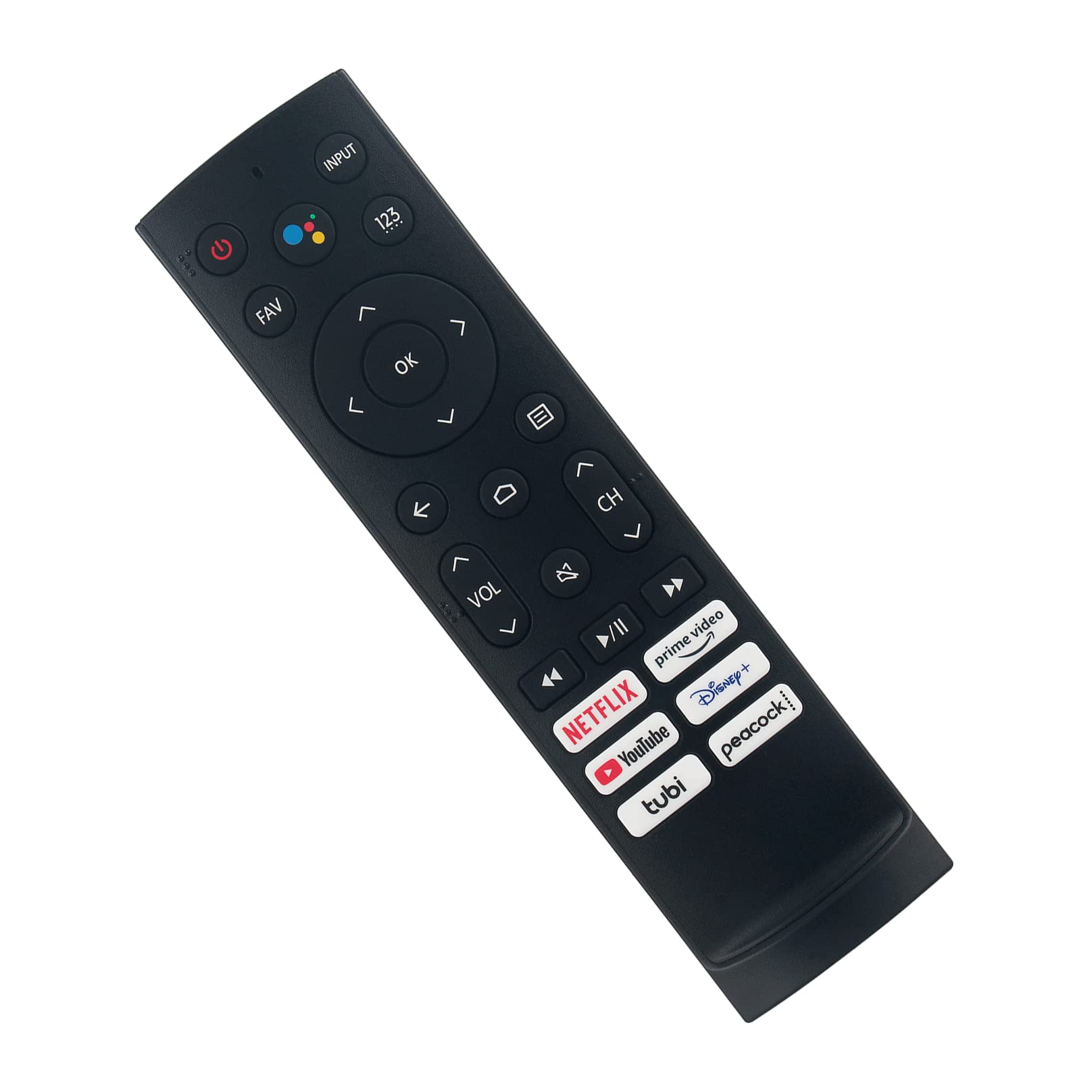 ERF3A90 Replacement Remote Control - ALLIMITY - fit for Hisense Android Smart TV Remote Control 75A6H 70A6H 65A6H 55A6H 43A6H ‎50A6H 65U8H 75U8H U8H 55U7G 65U7G 75U7G 55U78G