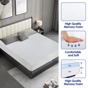 Queen Mattress, 10 Inch Gel Memory Foam Mattress for Cool Sleep & Pressure Relief, Medium Firm RV Daybed Mattress for Kid Adults, Bed-in-a-Box, CertiPUR-US Certified