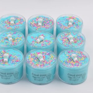 Sky Blue Cloud Slime, Girls and Boys Scented Slime Stress Relief Toy, Super Soft and Non-Sticky, for Party Favors, Birthday Gifts, School Education(7oz 200ml)