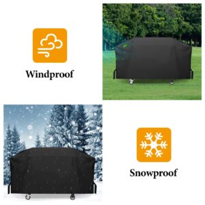 BBQ PLUS Griddle Cover for Blackstone 36'' ProSeries Griddle with Hood,Heavy Duty Waterproof Flat Top Grill Cover for Blackstone Pro Series 36 Inch Griddle,Black